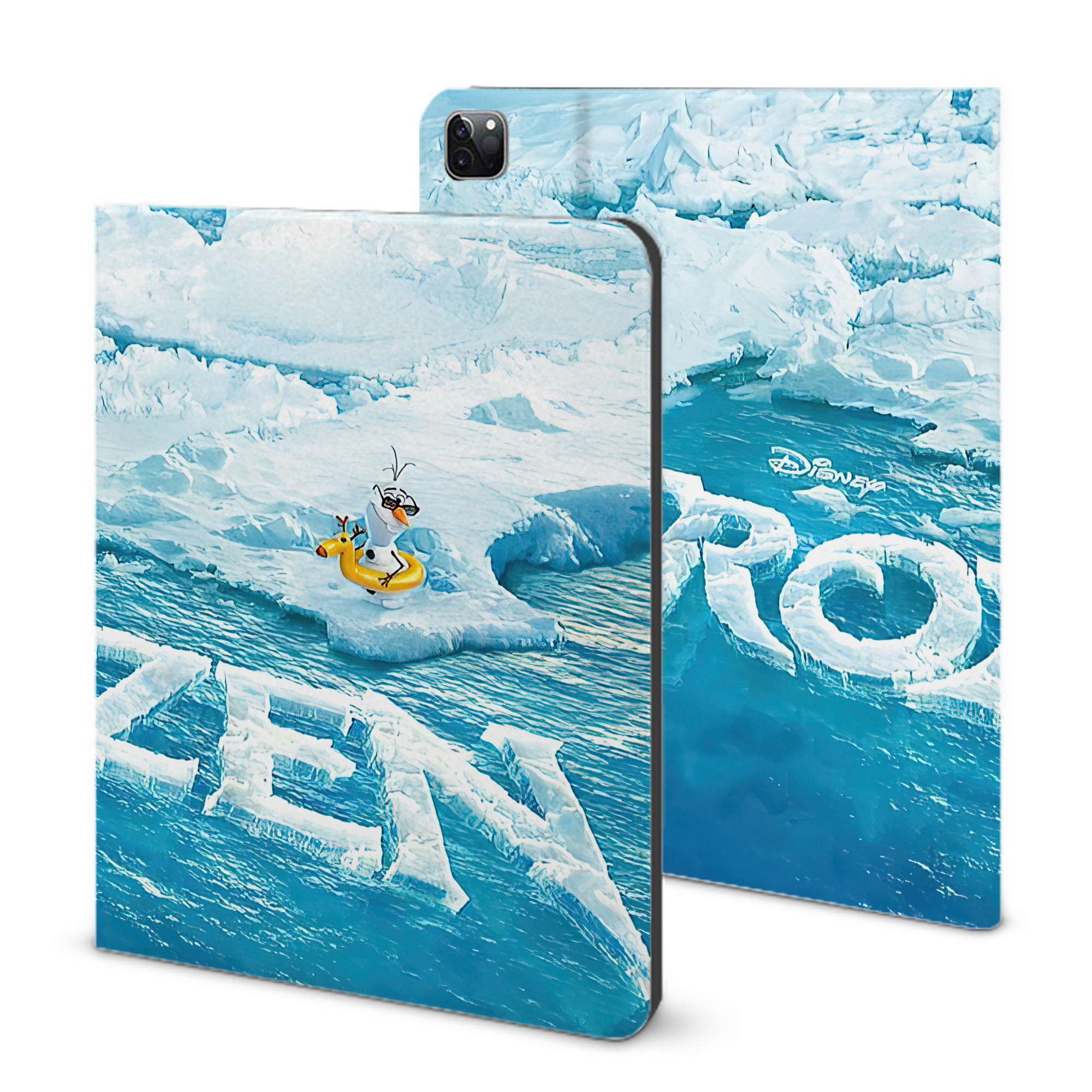 （画像用） アナと雪の女王 アンナ エルサ Frozen Anna Elsa IPad ケース ブック型 PUレザー TPU 耐衝撃 軽量 薄型 ペン収納なし 全面保護 IPad 各モデル対応
